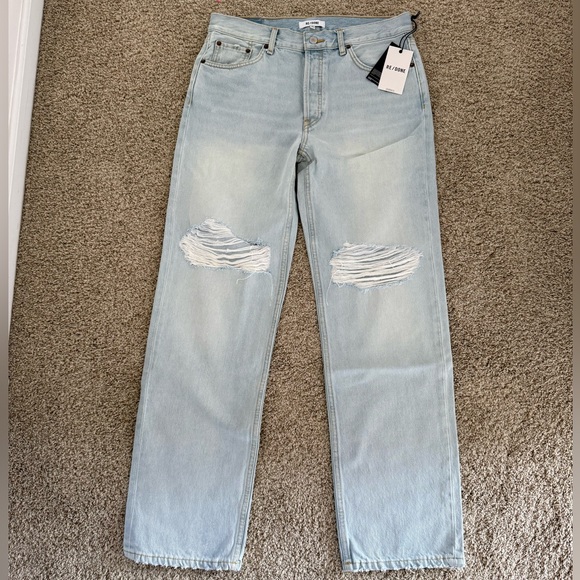 Re/Done Denim - Re/Done Distressed Relaxed Fit Jeans Size 27